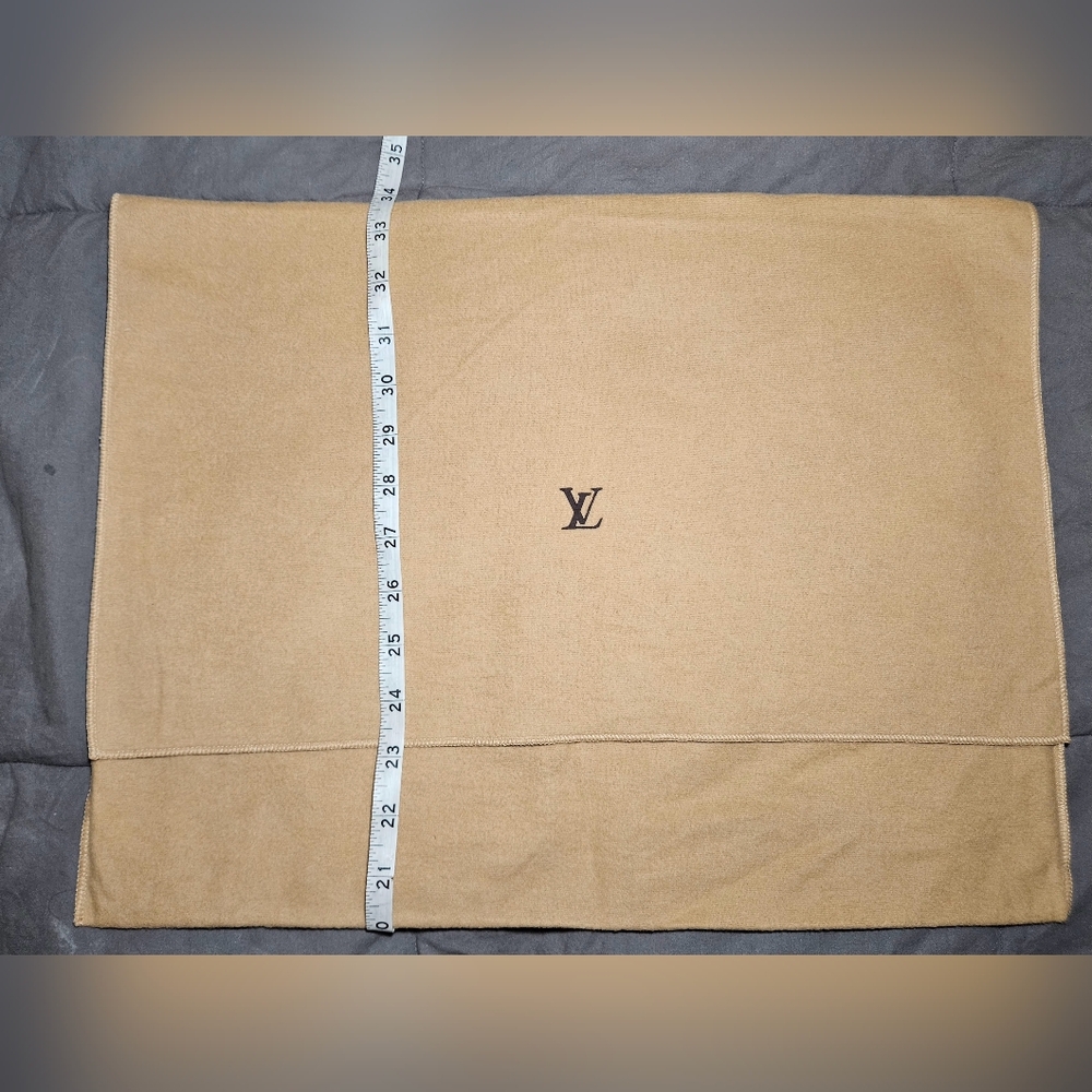 XL LV Louis Vuitton Flap Fold Envelope Dust Bag Shopping Gift Handbag Neverfull - Picture 5 of 6